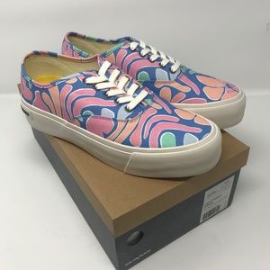 Seavees Legend Platform Hoffman Sneakers Blue Neon